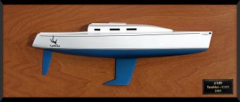 J109 custom half hull with cockpit and cabin only
