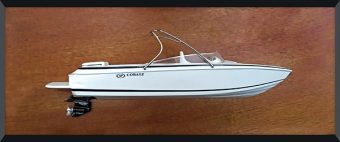 Cobalt 226 custom half model with deck details