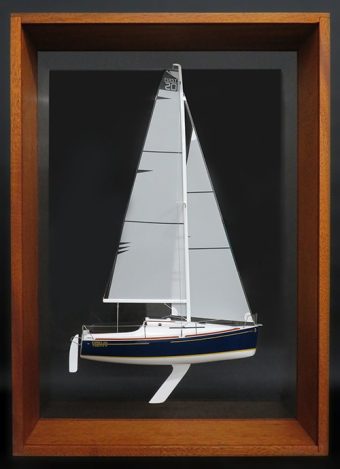 Beneteau First 20 framed half model