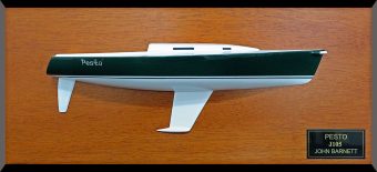 J 105 half model with cabin and cockpit only