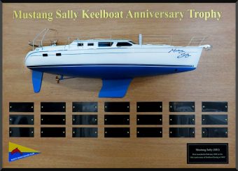 Hunter 44DS half model with deck details