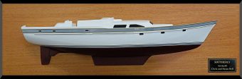 Irwin 54 half model with cabin and cockpit only