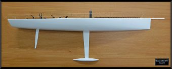 Maxi 72 deck detailed half model