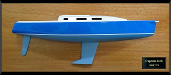 J 109 half model with cabin and cockpit only