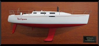 Beneteau 36.7 custom half model with deck details