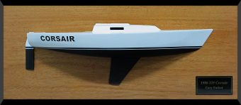 J29 J Boats custom half model with cabin and cockpit only