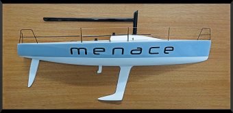 Farr 30 half model with deck details