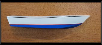 Mako 232 power boat custom half hull