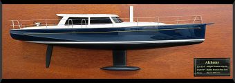 Hinckley SW 53 custom half model with deck details