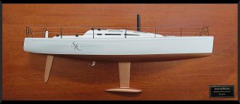 Nautor Swan 42 custom half model with deck details