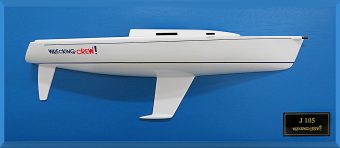 J 105 custom half model with cabin and cockpit only