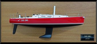 J 122 custom half model with deck details