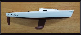 J80 half model with cabin and cockpit only
