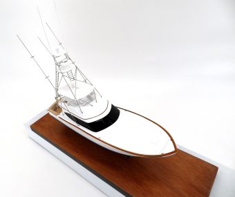 Hatteras 63 GT custom desk model