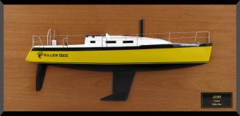 J 109 JBoats half model with deck details