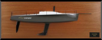 Farr 40 custom half model with deck details