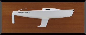 J80 JBoats half model with cabin and cockpit only