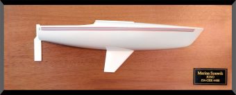 J24 custom half model with cabin and cockpit only