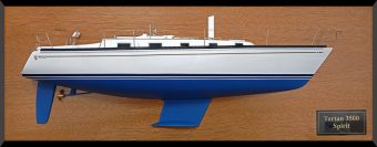 Tartan 3500 custom half hull