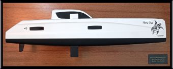 Outremer 45 catamaran half hull